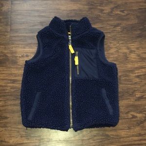 boys navy blue vest